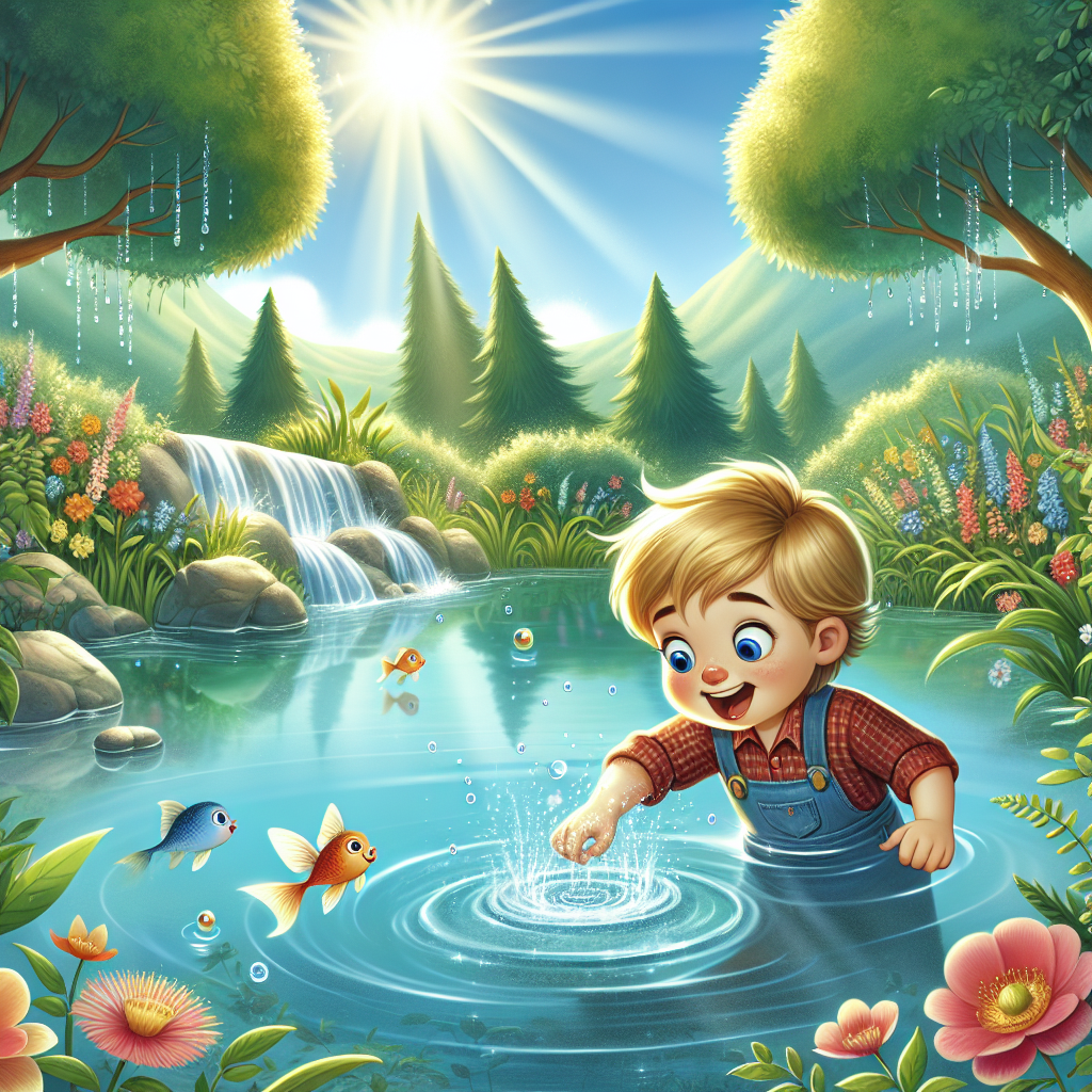 Fiaba del piccolo Elio e il segreto dell’acqua cristallina