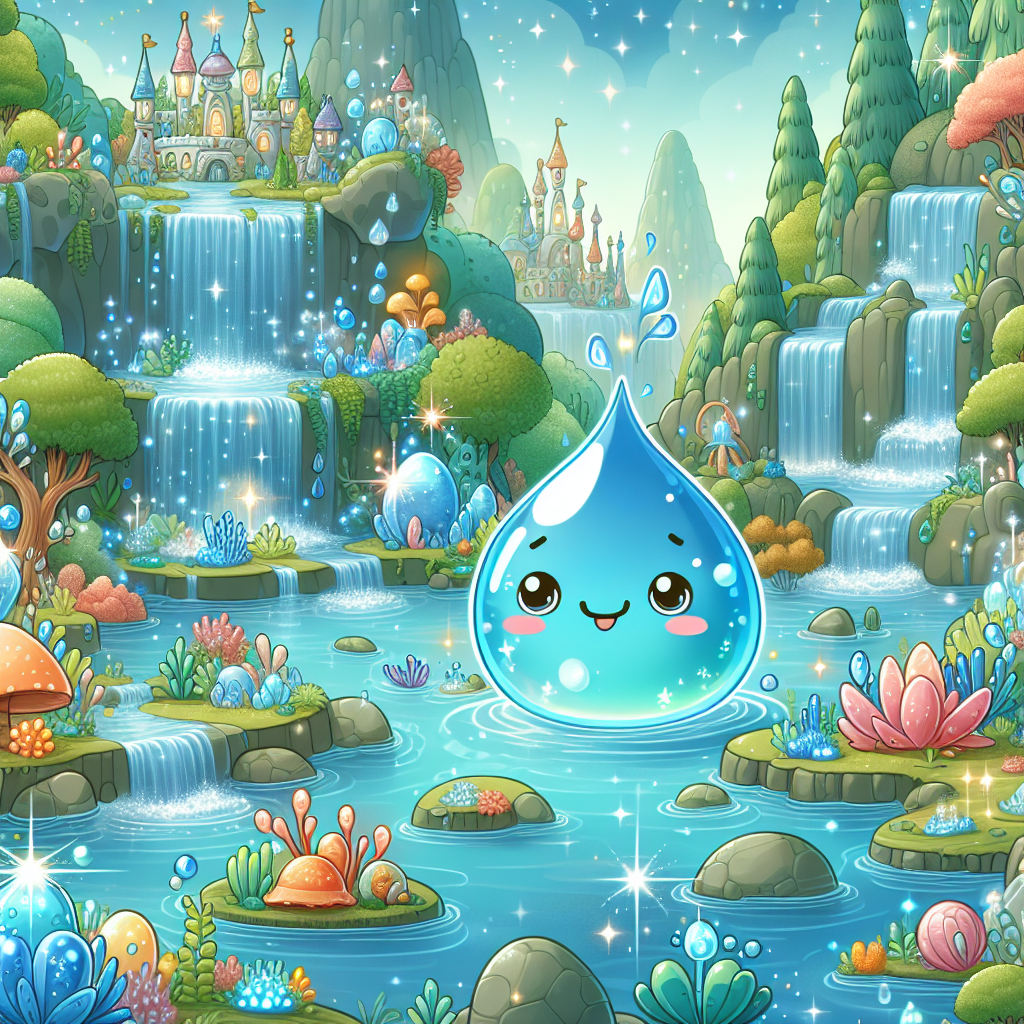 Fiaba dell’Acqua Cristallina: Un’avventura nel Regno di Goccialina