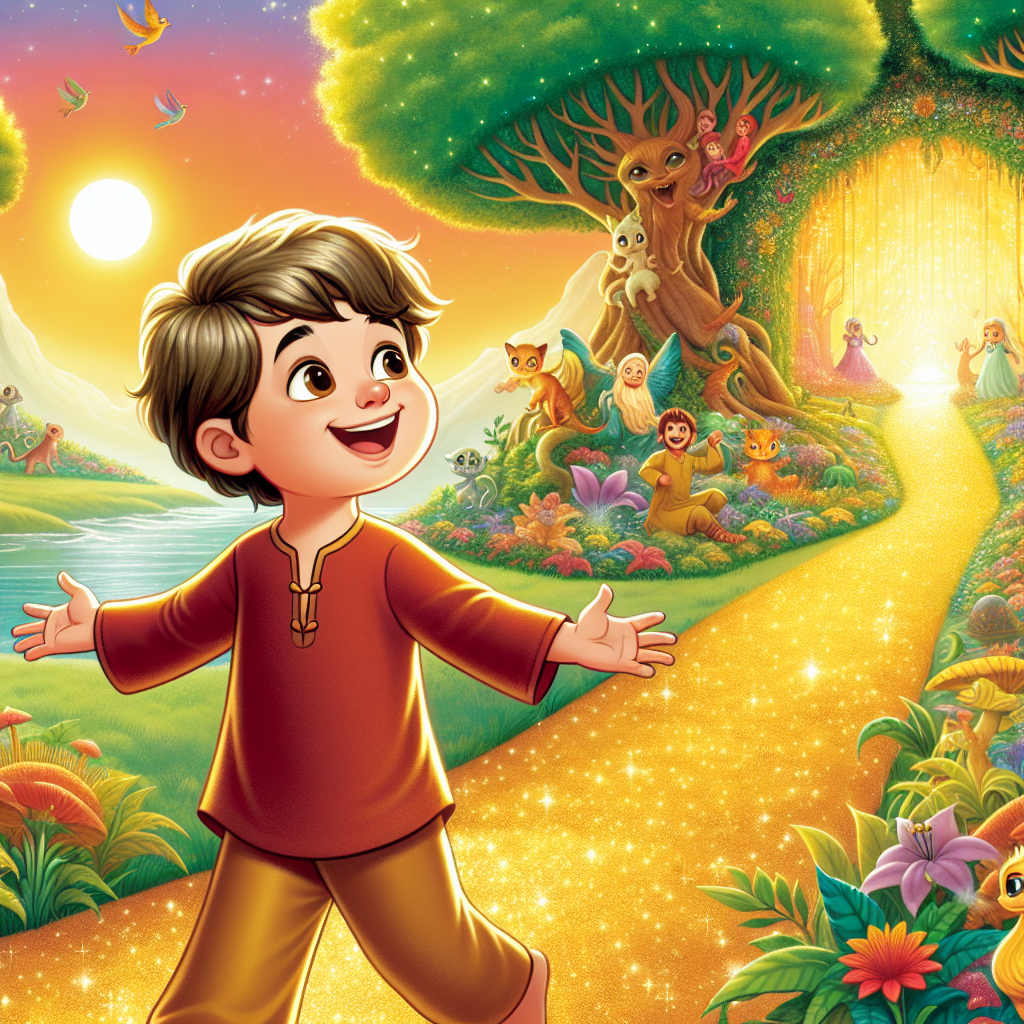Fiaba del Piccolo Luca e il Magico Giardino della Verità