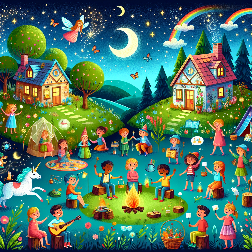 Fiaba del Campo Estivo Magico: Amicizie Incantate
