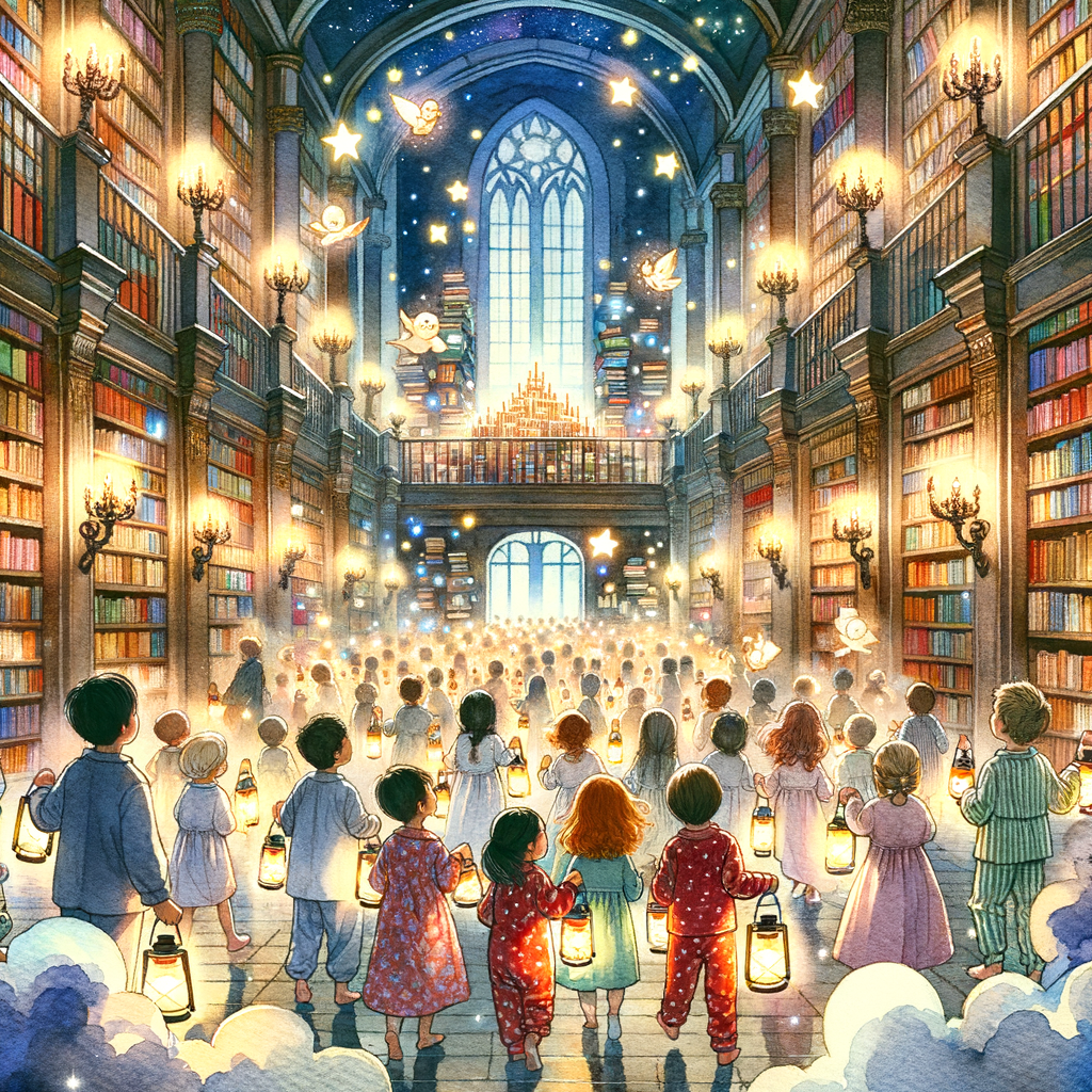 La Biblioteca Incantata: Una Fiaba della Buonanotte