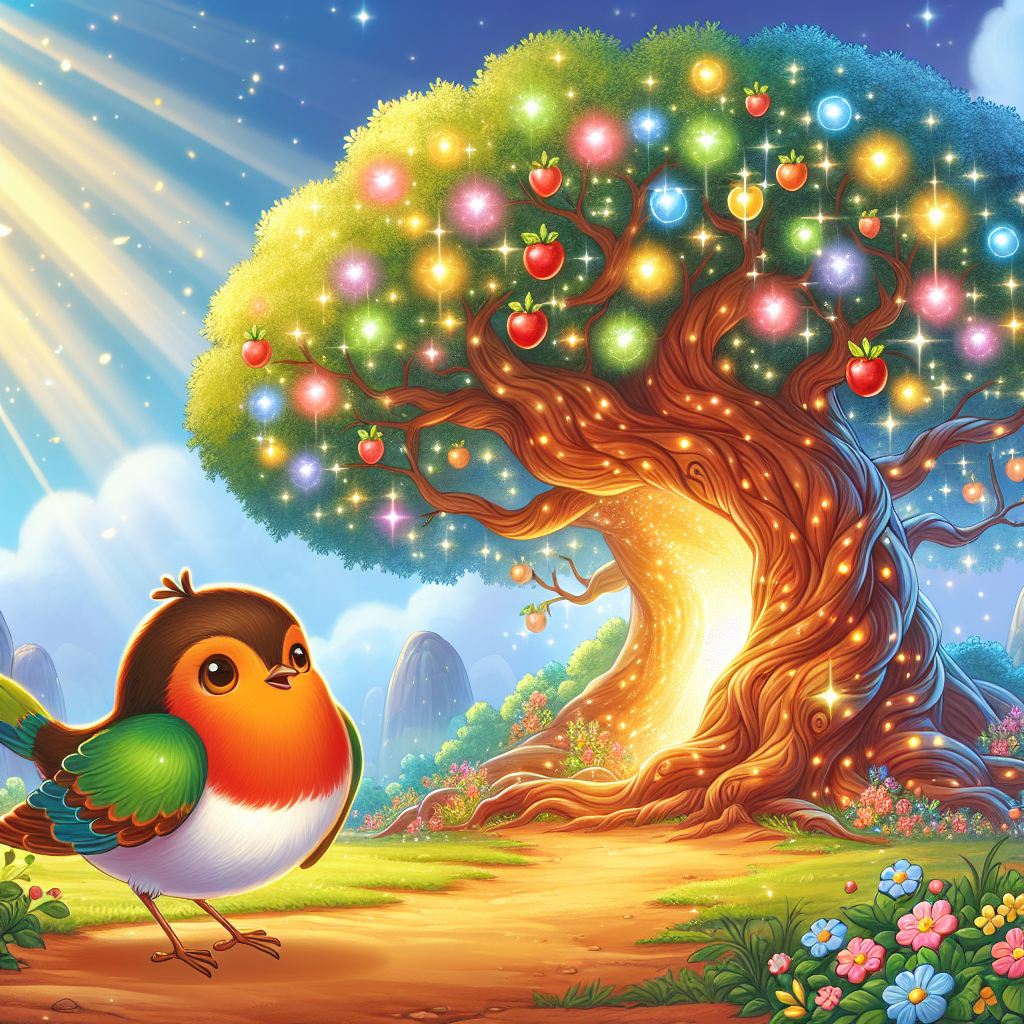 Fiaba del piccolo Robin e l’albero magico