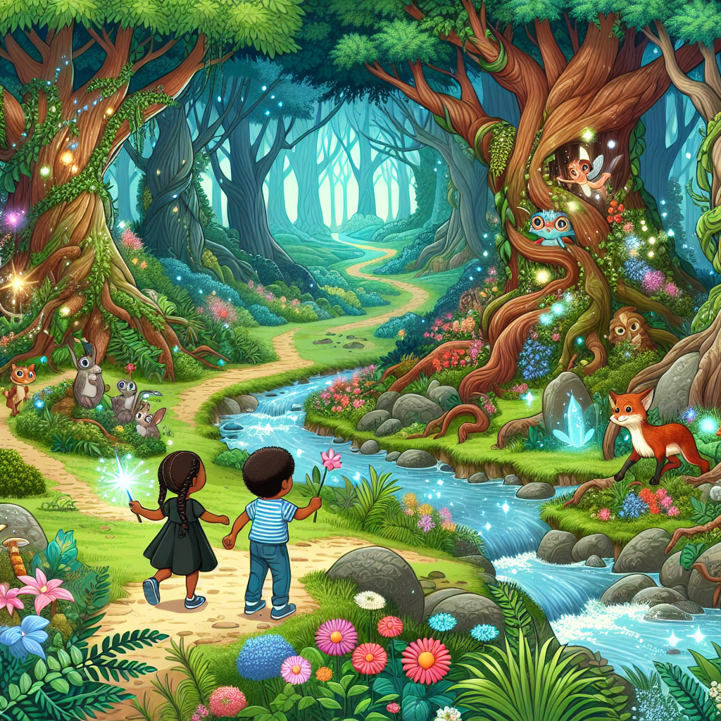 Fiaba dell’Avventura nel Bosco Incantato