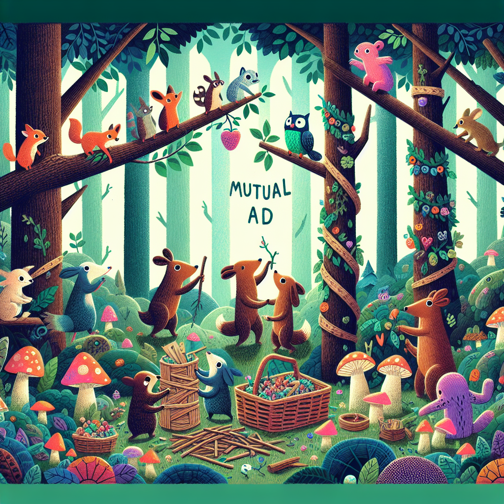 Fiaba della foresta incantata e dell’aiuto reciproco