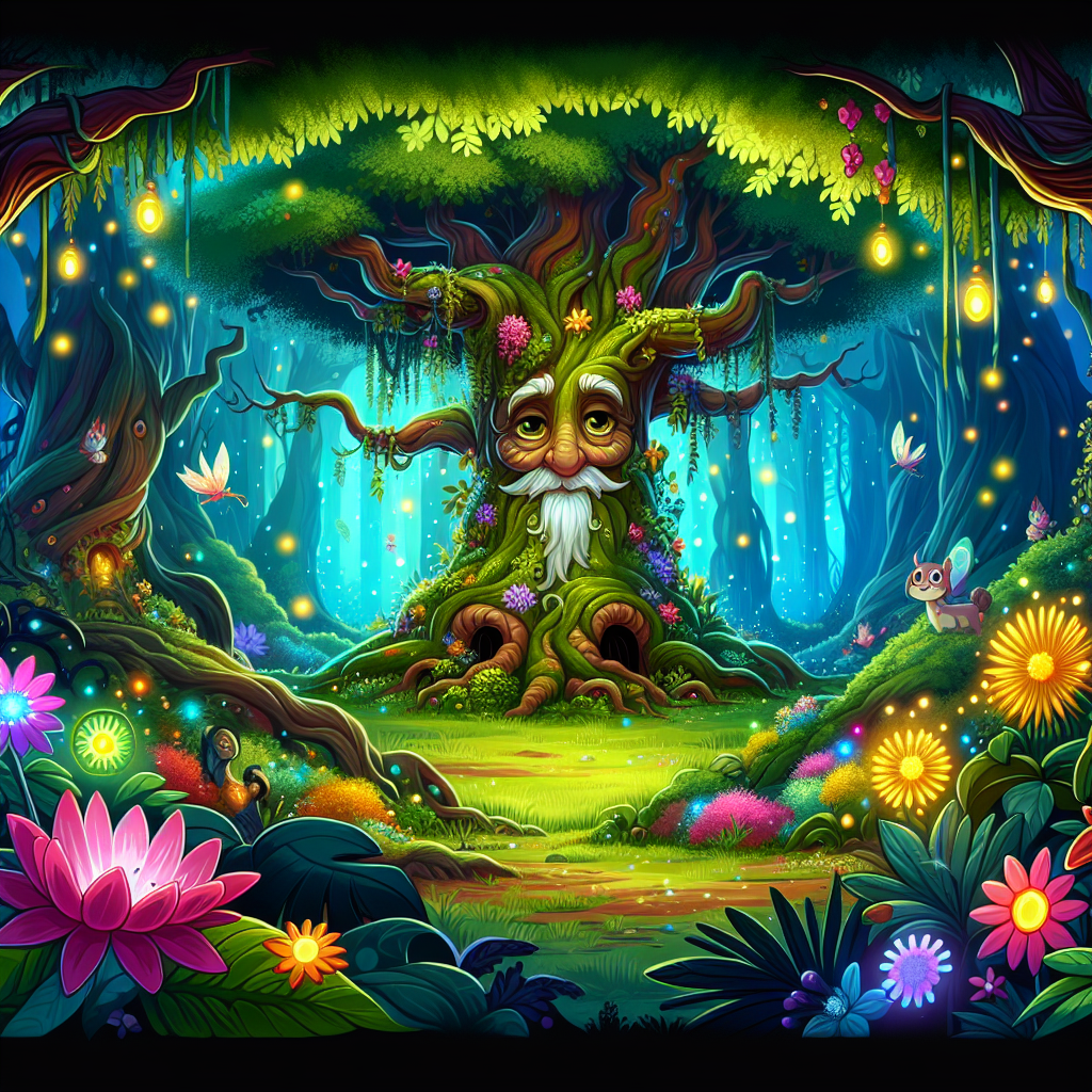 Fiaba del Bosco Incantato e l’Albero Parlante