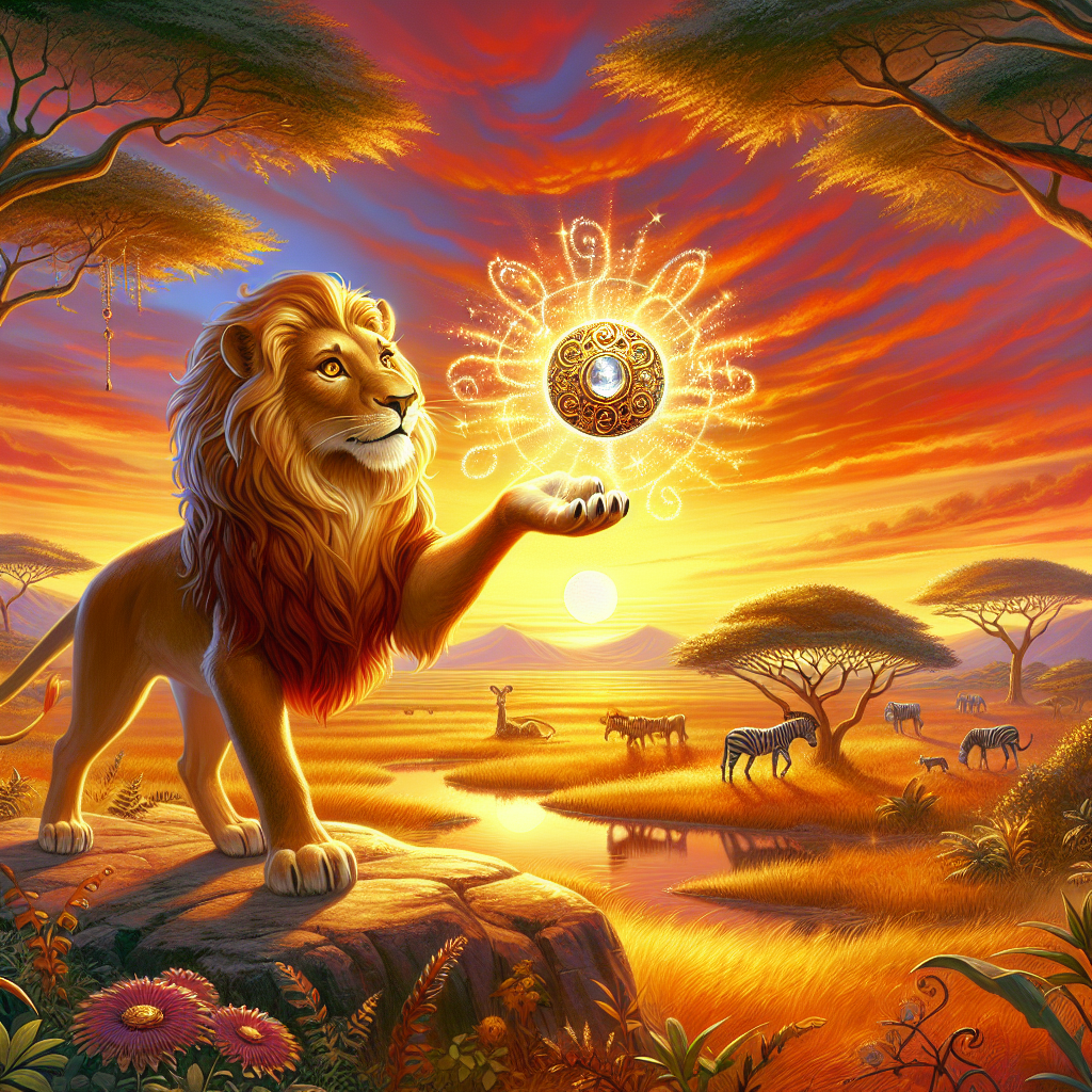 Fiaba di Leo il Leone e la Collana Magica