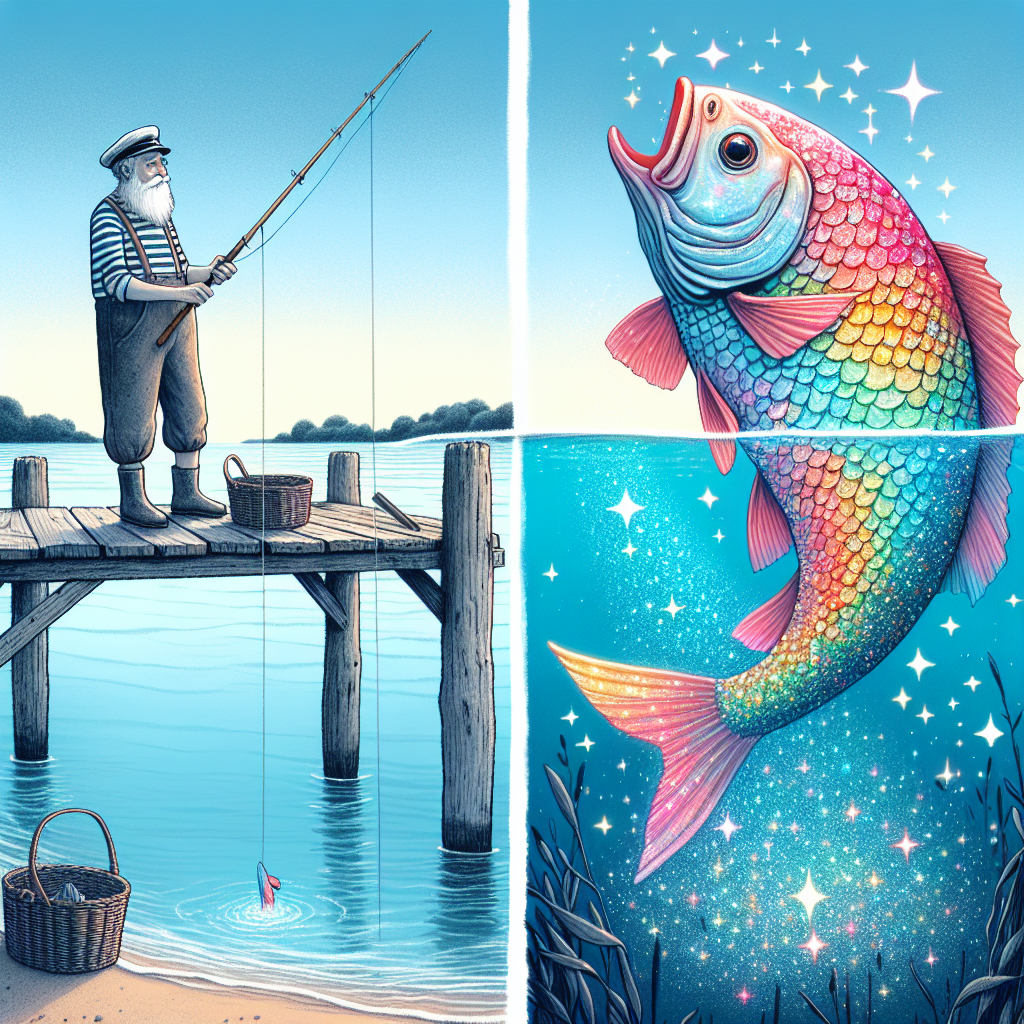 Fiaba del pescatore Pietro e il pesce magico