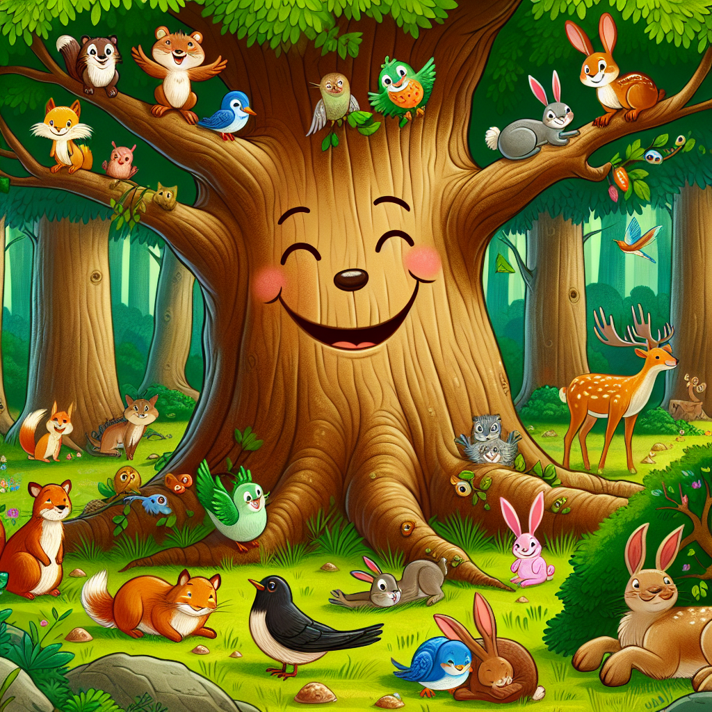 Fiaba dell’Albero Amico e degli Animali del Bosco