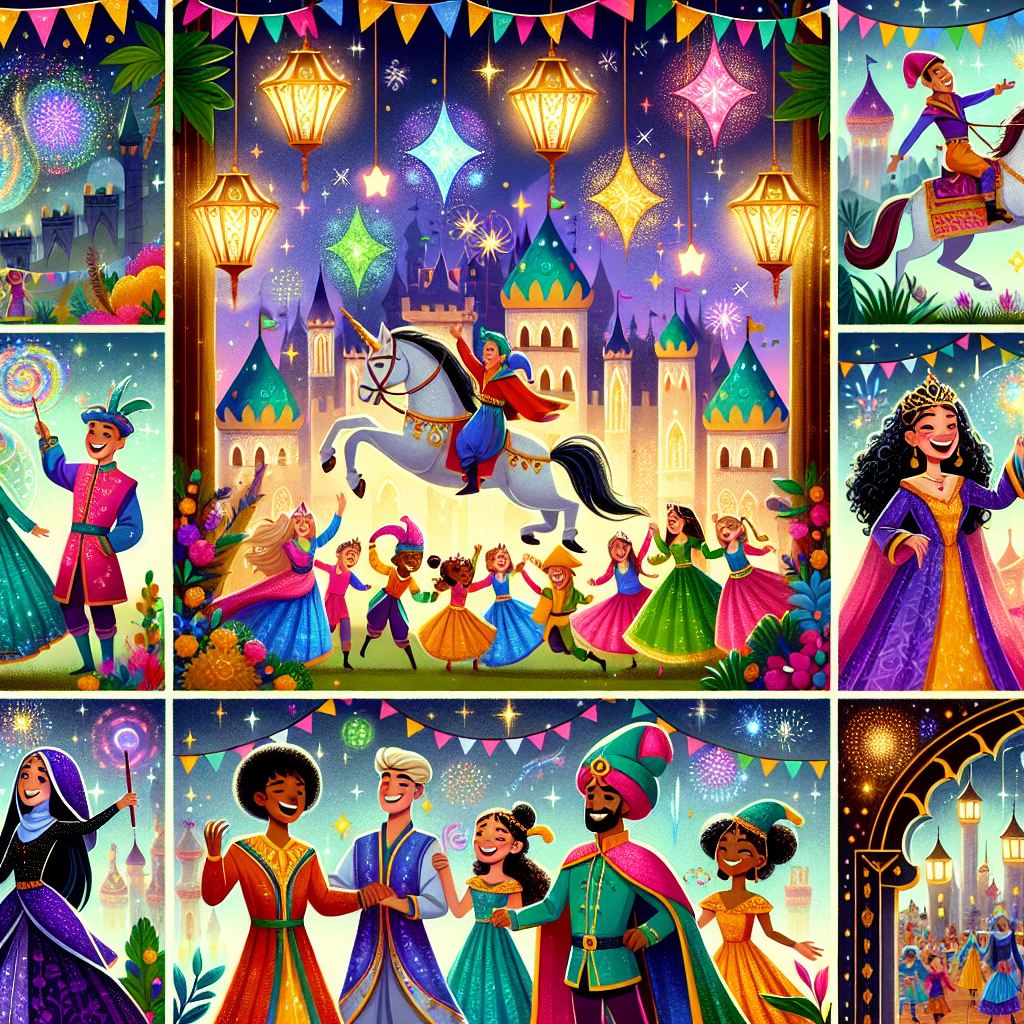 Fiaba del Festival Incantato dei Colori