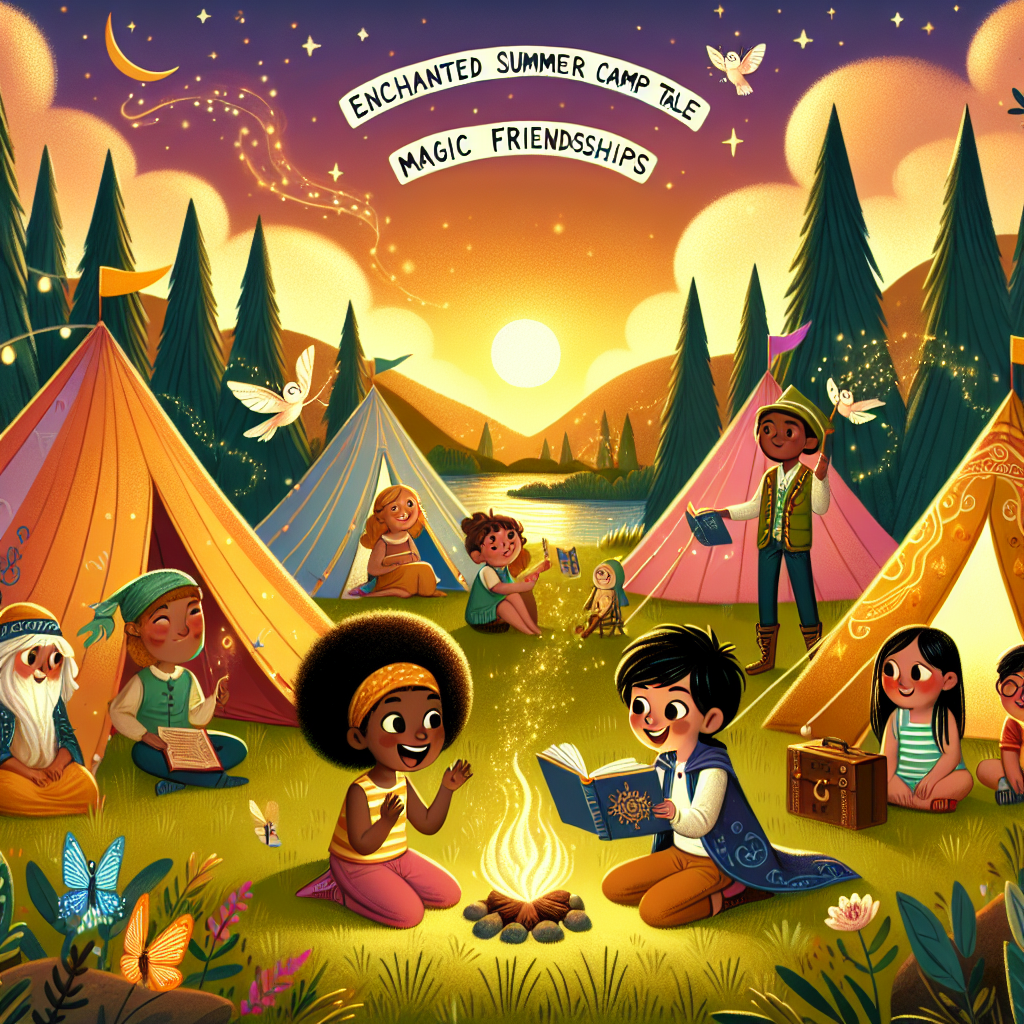 Fiaba del Campo Estivo Incantato: Amicizie Magiche