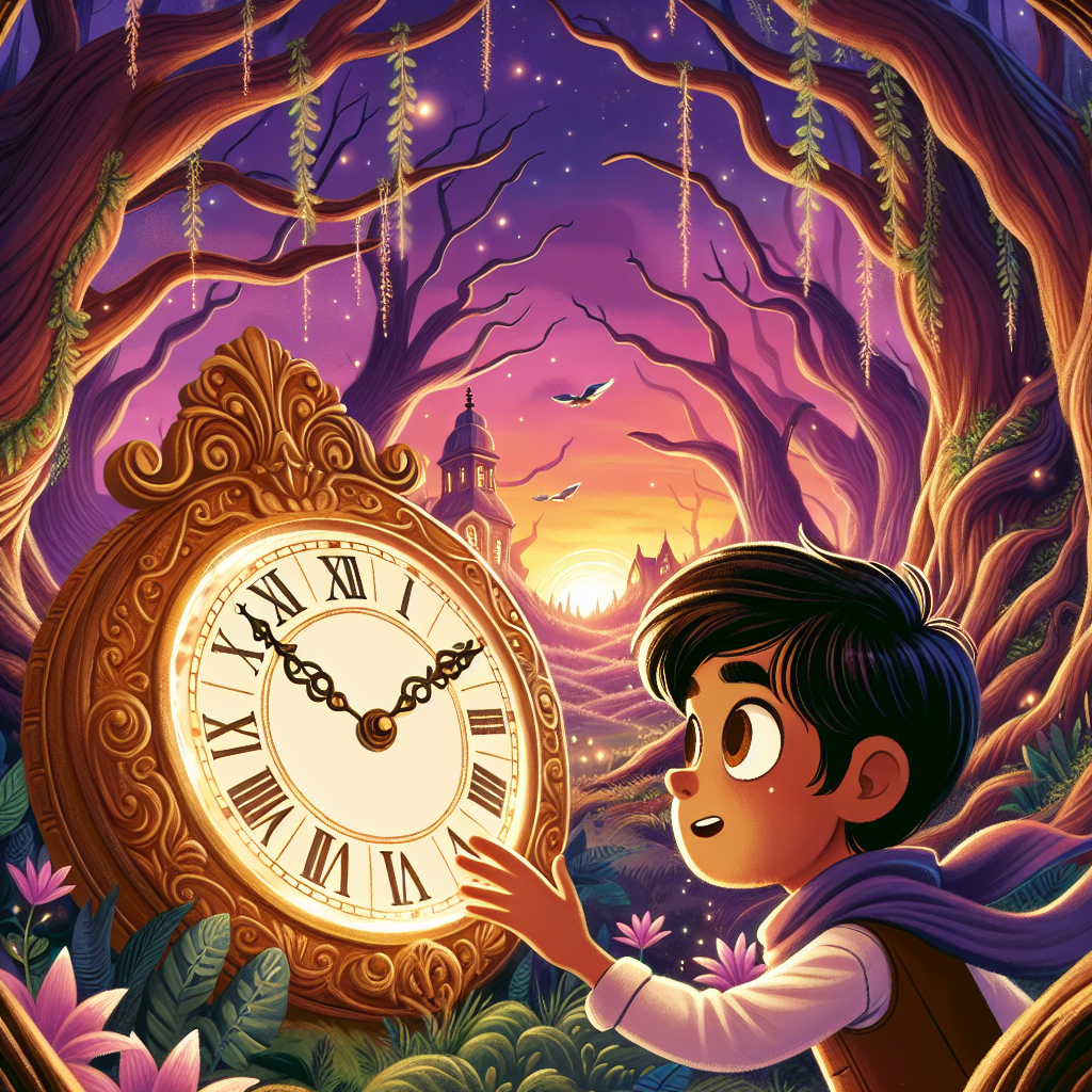 Fiaba del Tempo Perduto: Il Viaggio di Tino e l’Orologio Magico