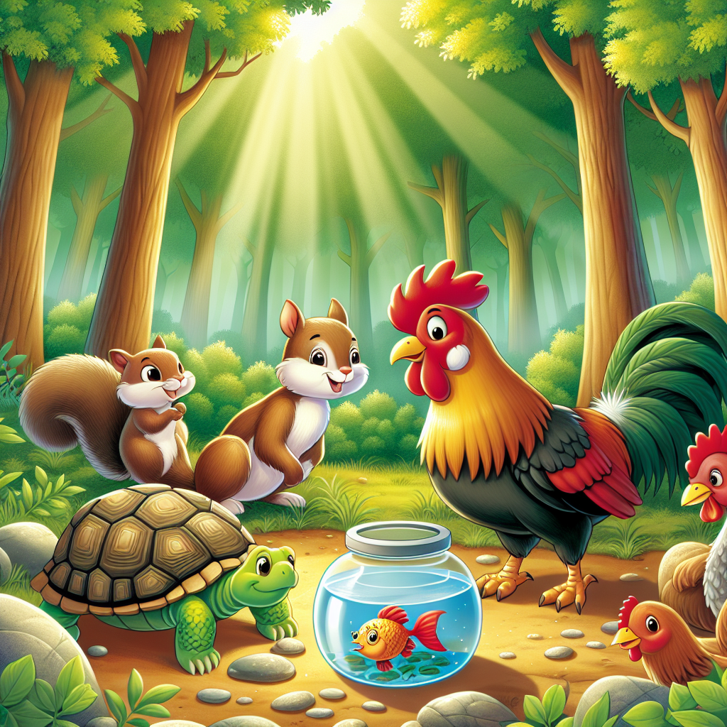 Fiaba dell’Amicizia tra Animali Diversi