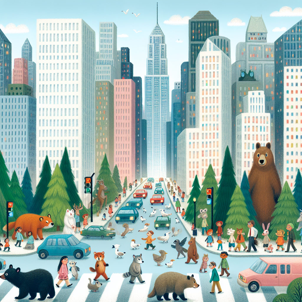 Fiaba: Gli Animali Esplorano la Grande Città