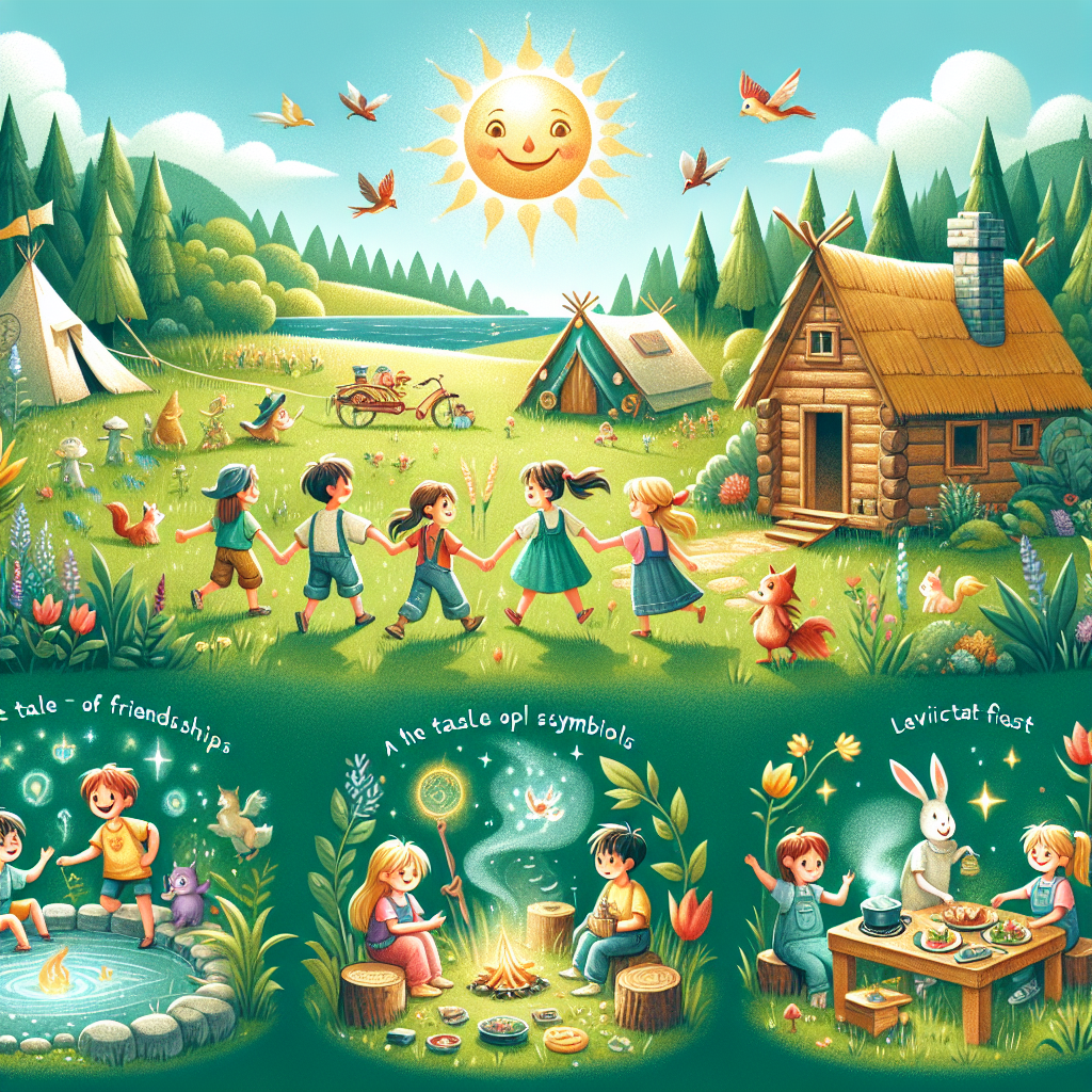 Fiaba di Amicizie nei Campi Estivi Magici