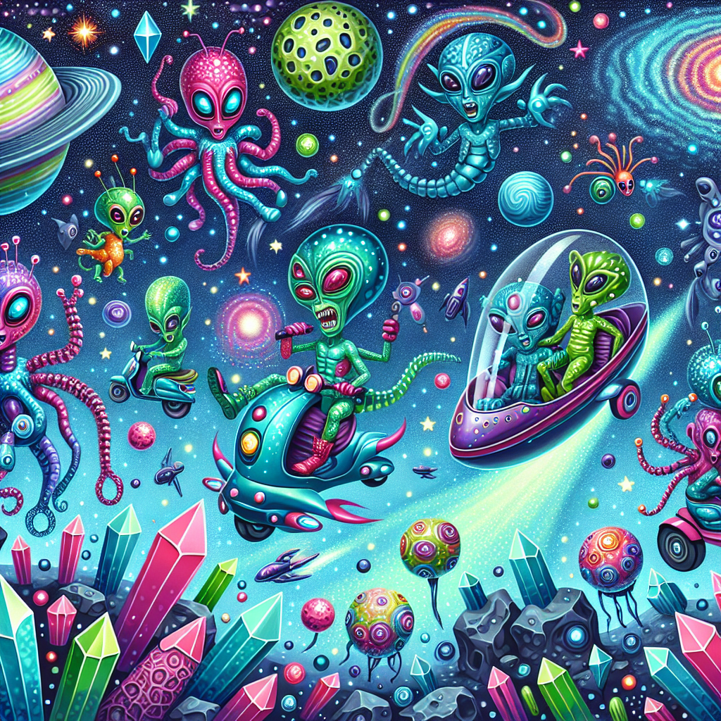 Fiaba dello Spazio: Avventure con Amici Alieni