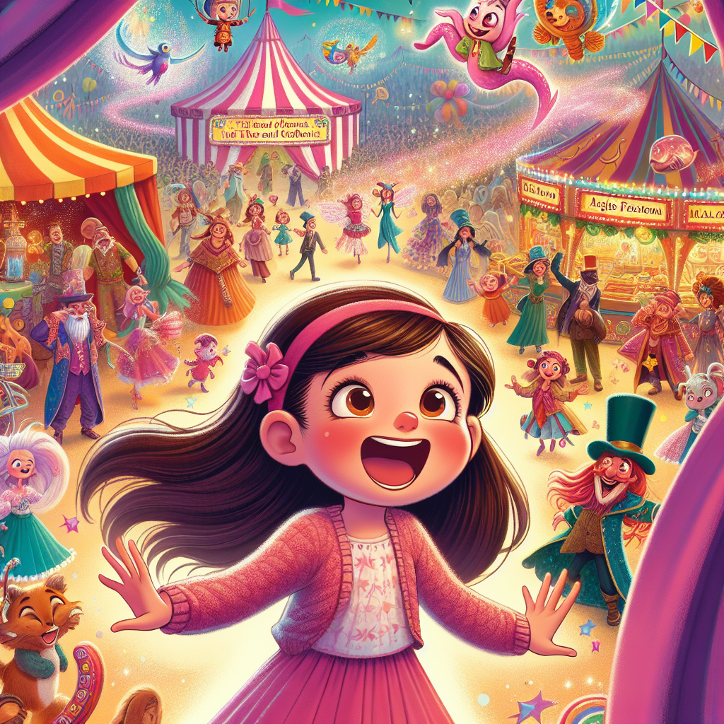 Fiaba: Le Avventure di Lila e il Festival Magico e Colorato