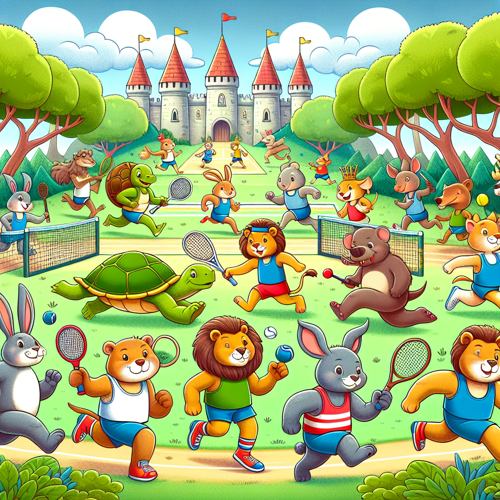 Fiaba delle Competizioni Sportive nel Regno di Fantasilandia