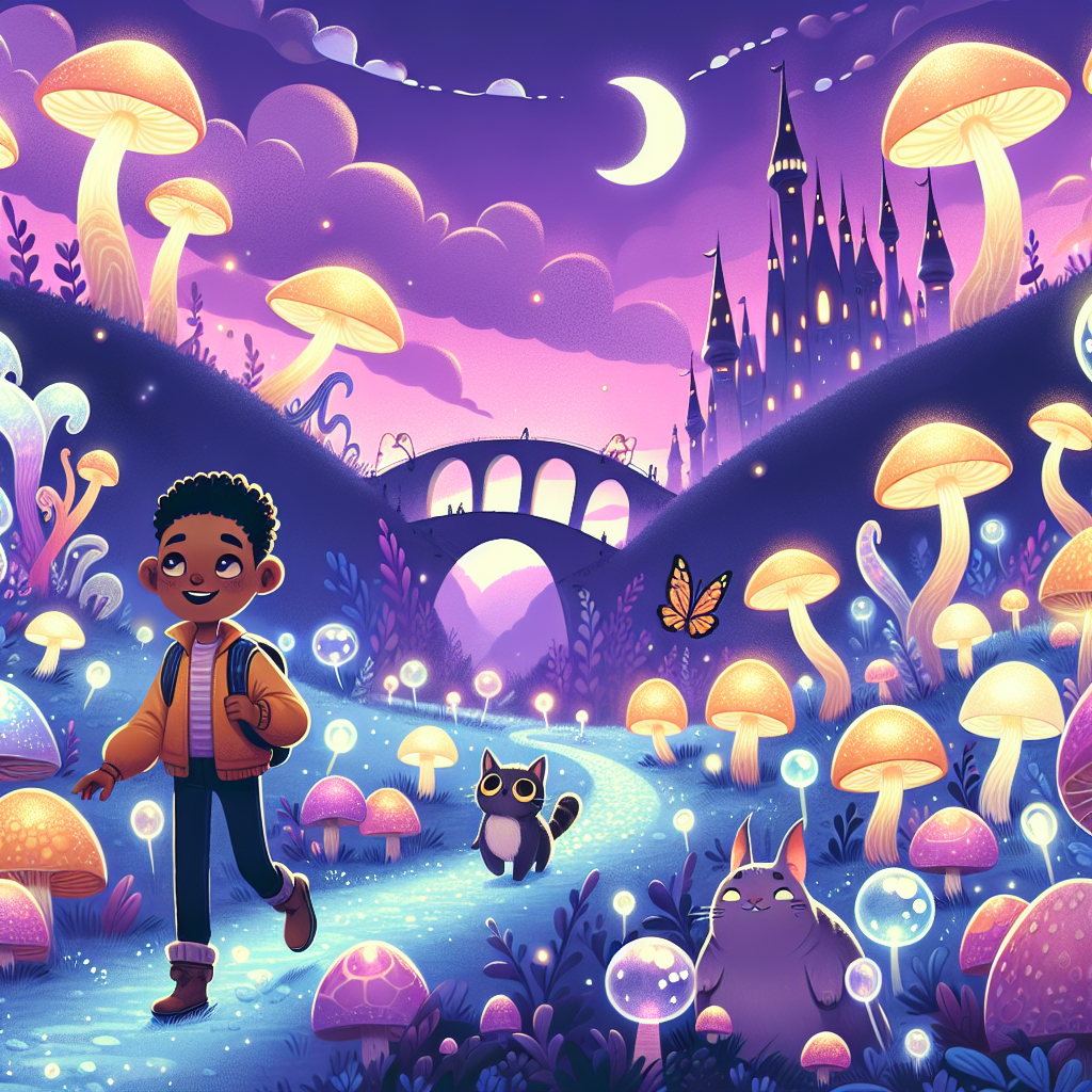 Fiaba della Buonanotte: La Ricerca della Felicità in Mondi Surreali