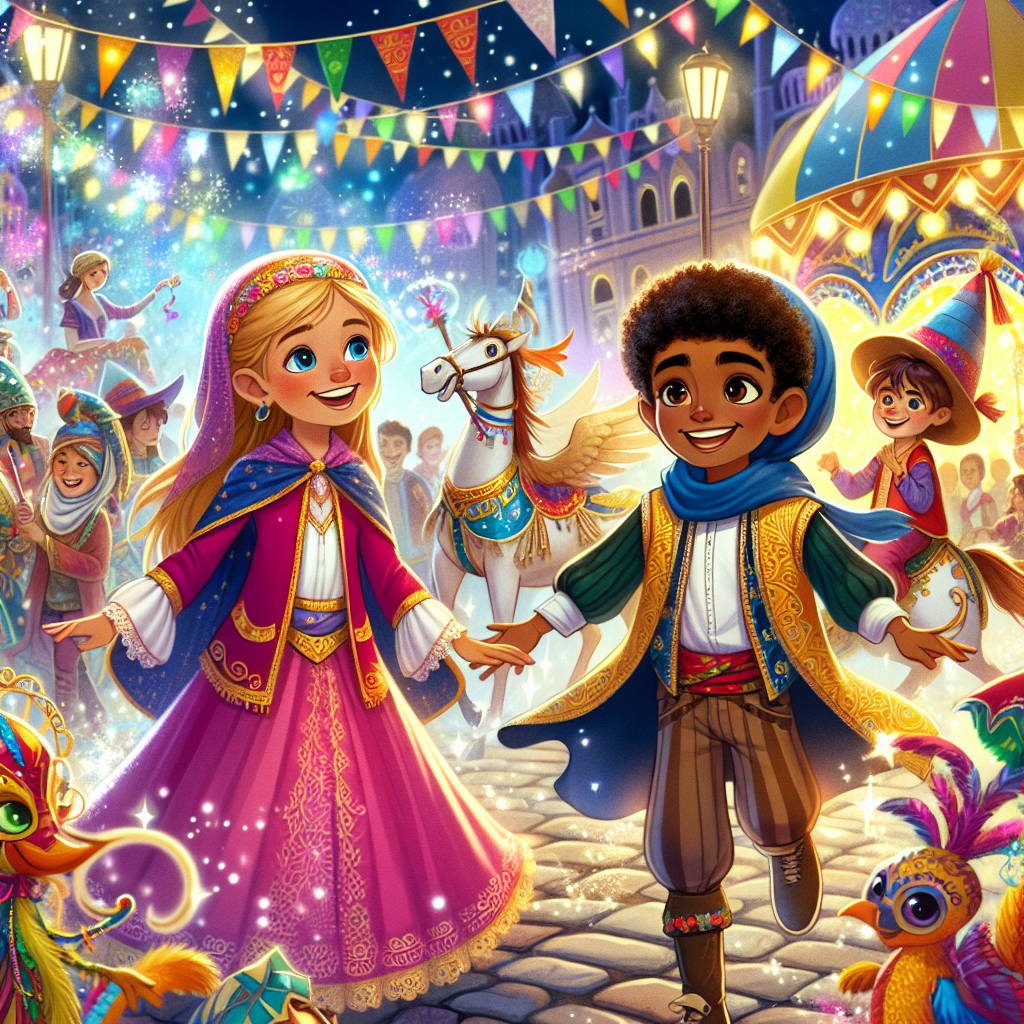 Fiaba: Avventure Durante Festival Magici e Colorati