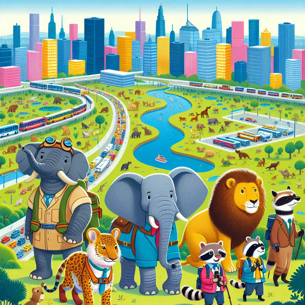 Fiaba: Gli Animali Esploratori della Grande Città