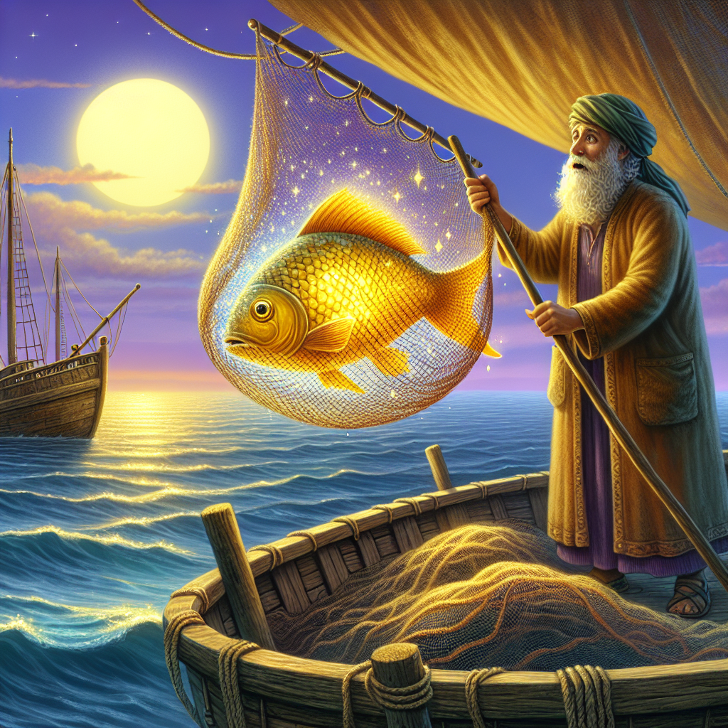 Fiaba del Pescatore e il Pesce Magico