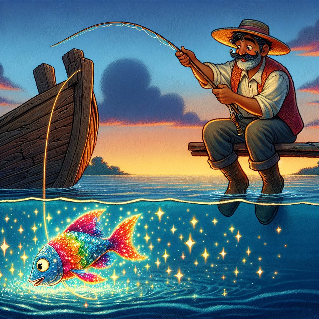 Fiaba del Pescatore e il Pesce Magico