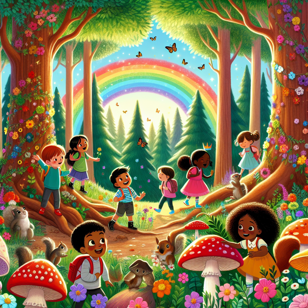Fiaba: Avventure in un Bosco Incantato