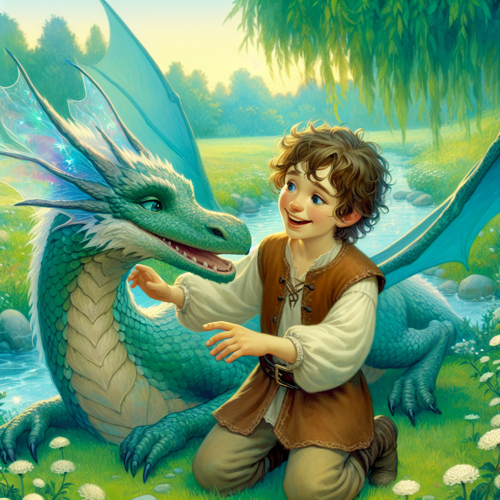 Fiaba dell’Amicizia Improbabile tra un Bambino e una Creatura Magica