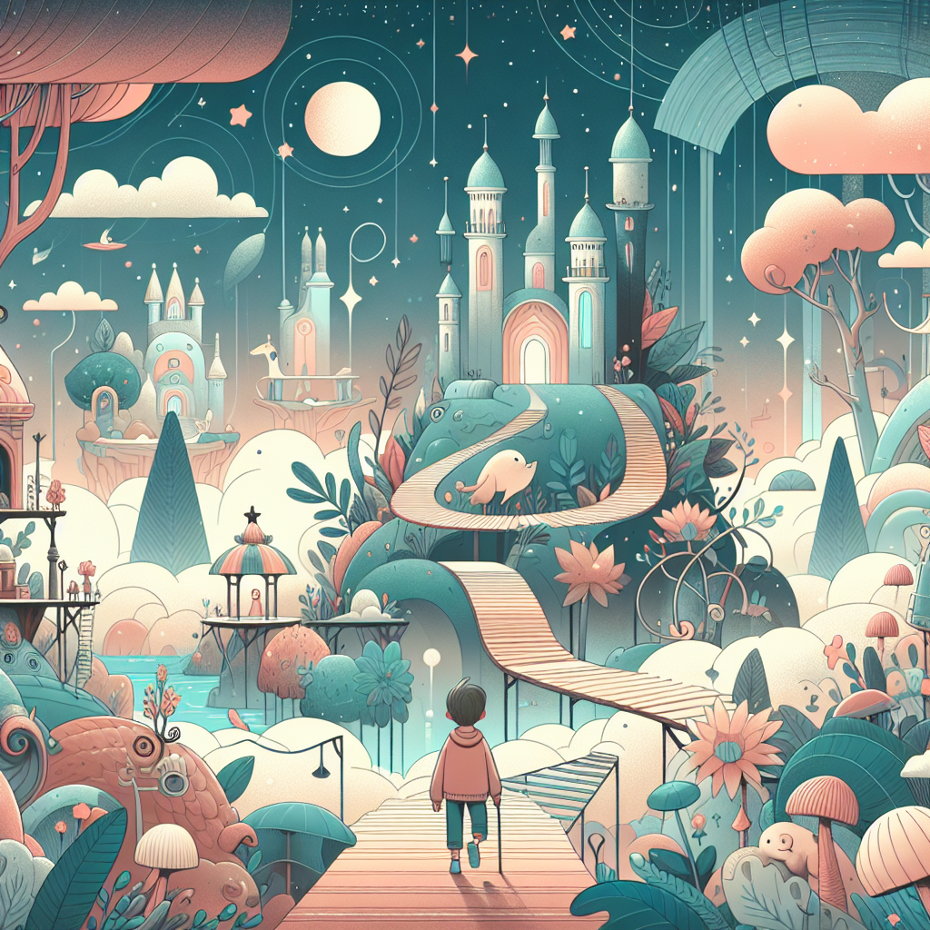 Fiaba della Buonanotte: La Ricerca della Felicità in Mondi Surreali