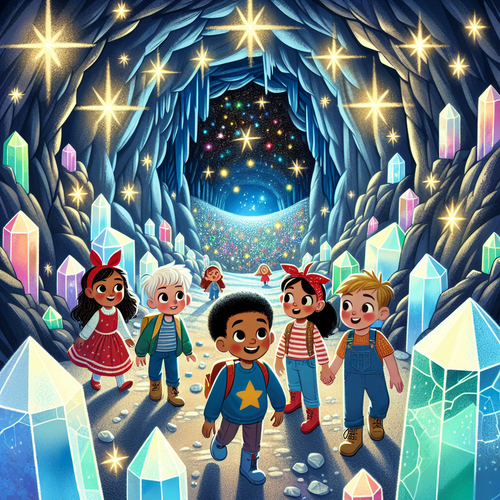 Fiaba: Avventure nelle miniere di cristalli luminosi