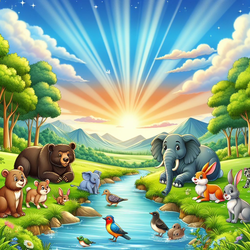 Fiaba dell’Amicizia tra Animali di Specie Diverse