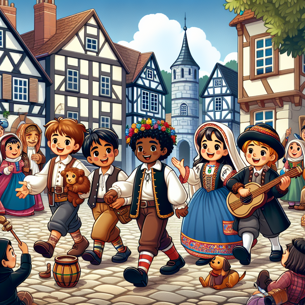 Fiaba delle Avventure di un Gruppo di Bambini nel Passato