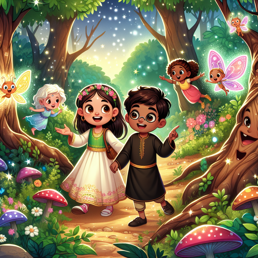 Fiaba: Avventure in un Bosco Incantato