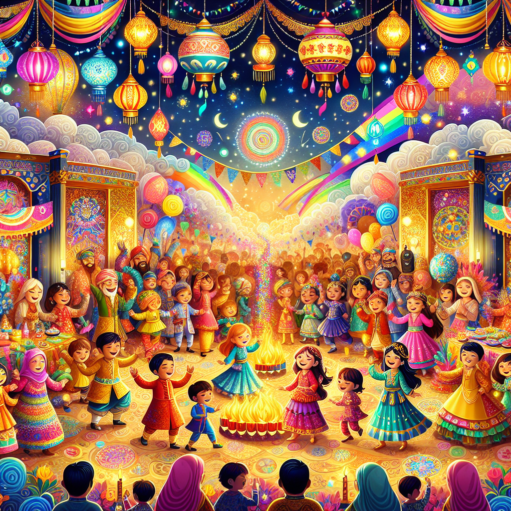 La Fiaba dei Festival Magici e Colorati