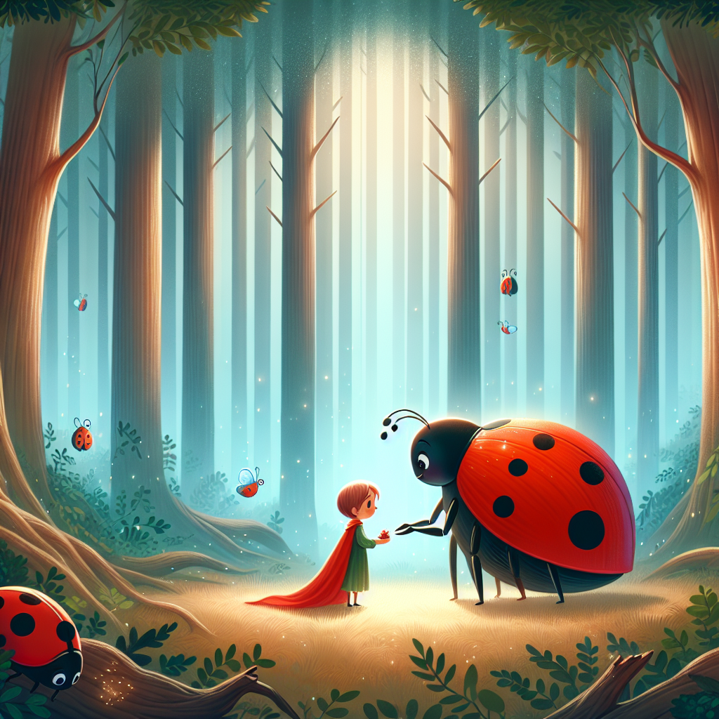 Fiaba della Gratitudine: La Lezione di Luna la Coccinella