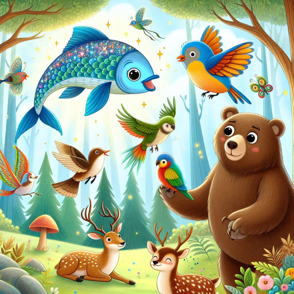 Fiaba dell’Amicizia tra Animali di Specie Diverse