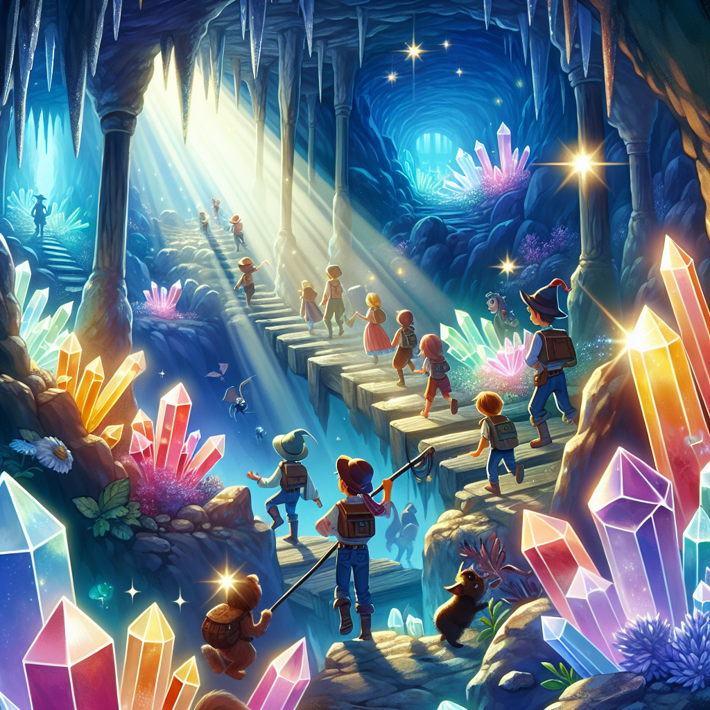 Fiaba: Avventure nelle Miniere di Cristalli Luminosi