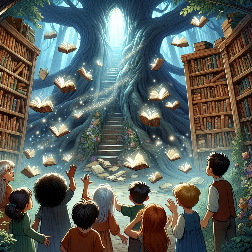 Fiaba della Vecchia Biblioteca Magica
