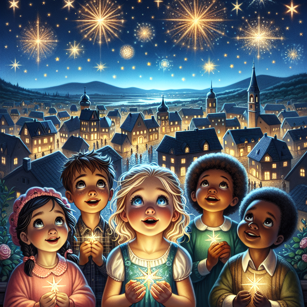 Fiaba delle Notti Stellate Piene di Desideri e Sogni