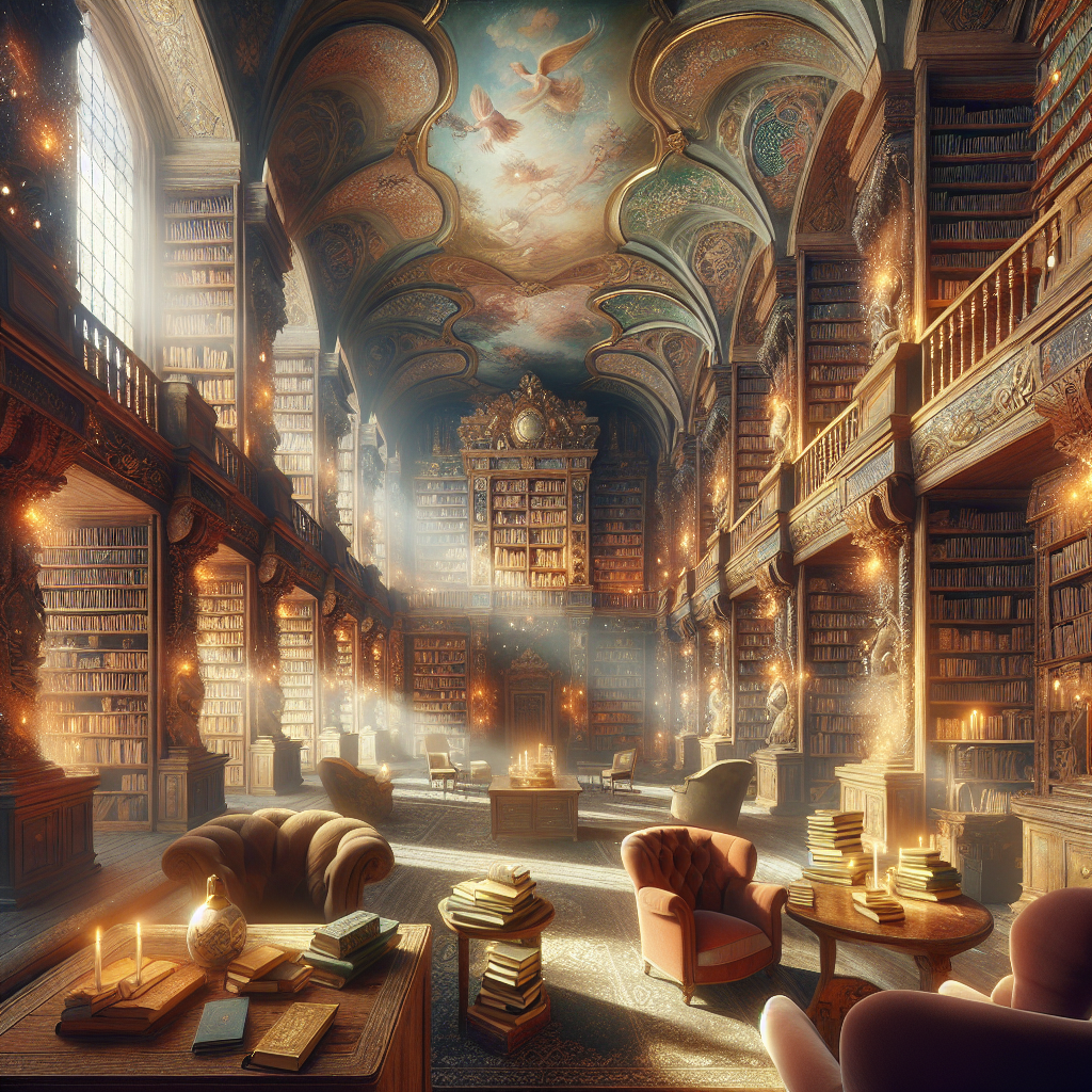 Fiaba della Vecchia Biblioteca Incantata
