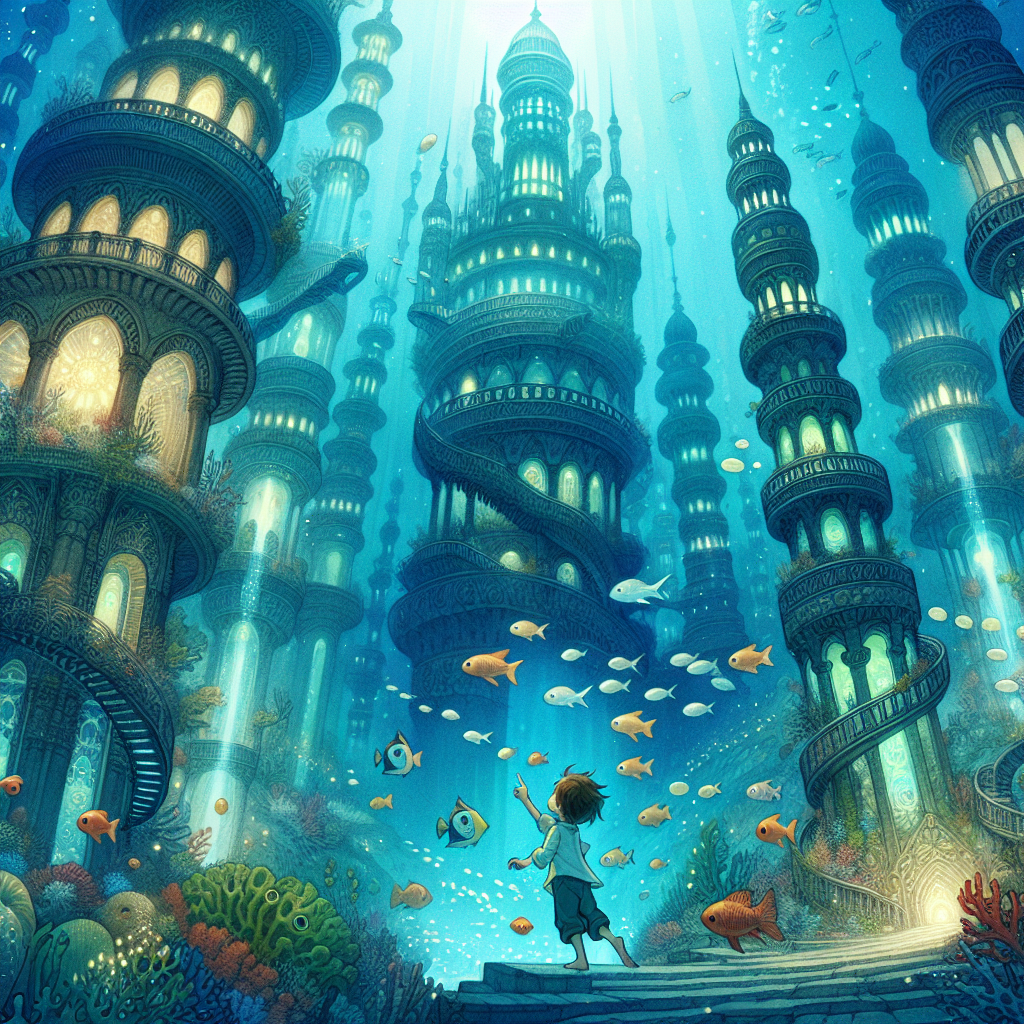 Fiaba delle Avventure sotto il Mare in Città Sommerse