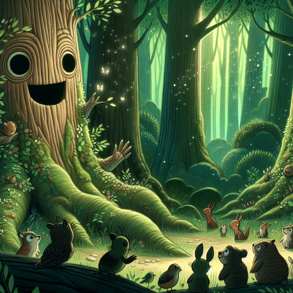 Fiaba degli Alberi Parlanti della Foresta Antica
