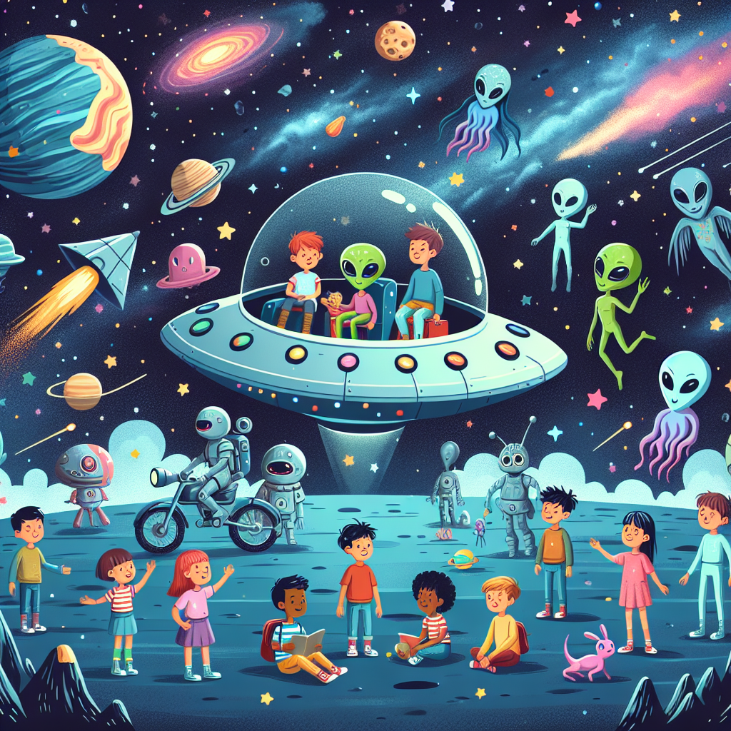 Fiaba dello Spazio: Avventure con Amici Alieni