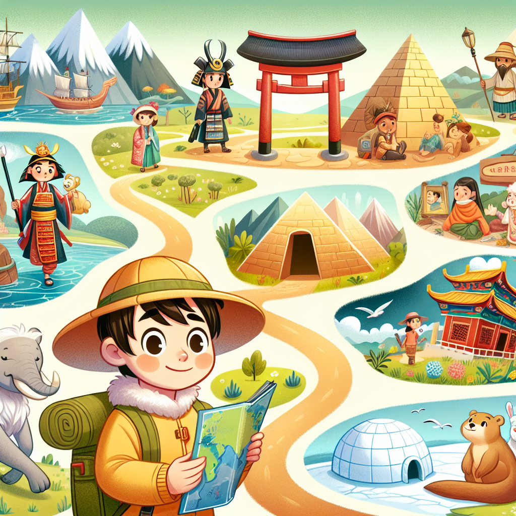 Fiaba del Piccolo Viaggiatore: Avventure tra Culture e Tradizioni