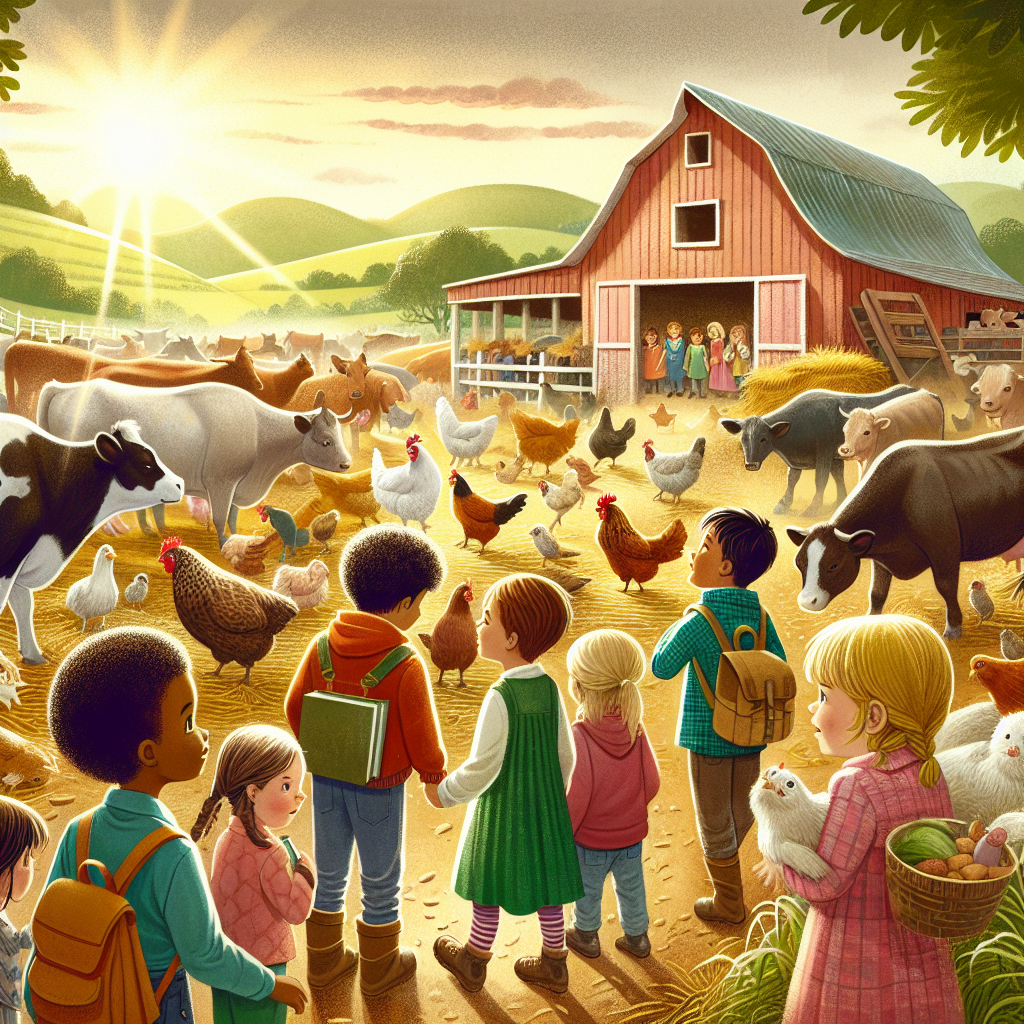 Fiaba: Avventure di Crescita e Apprendimento nella Fattoria degli Animali