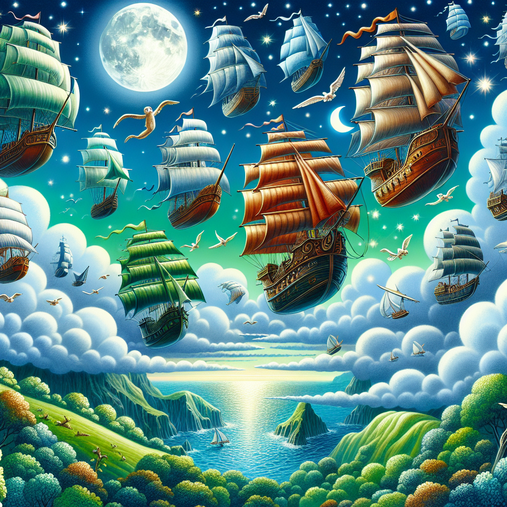 Fiaba delle Navi Volanti e le loro Avventure