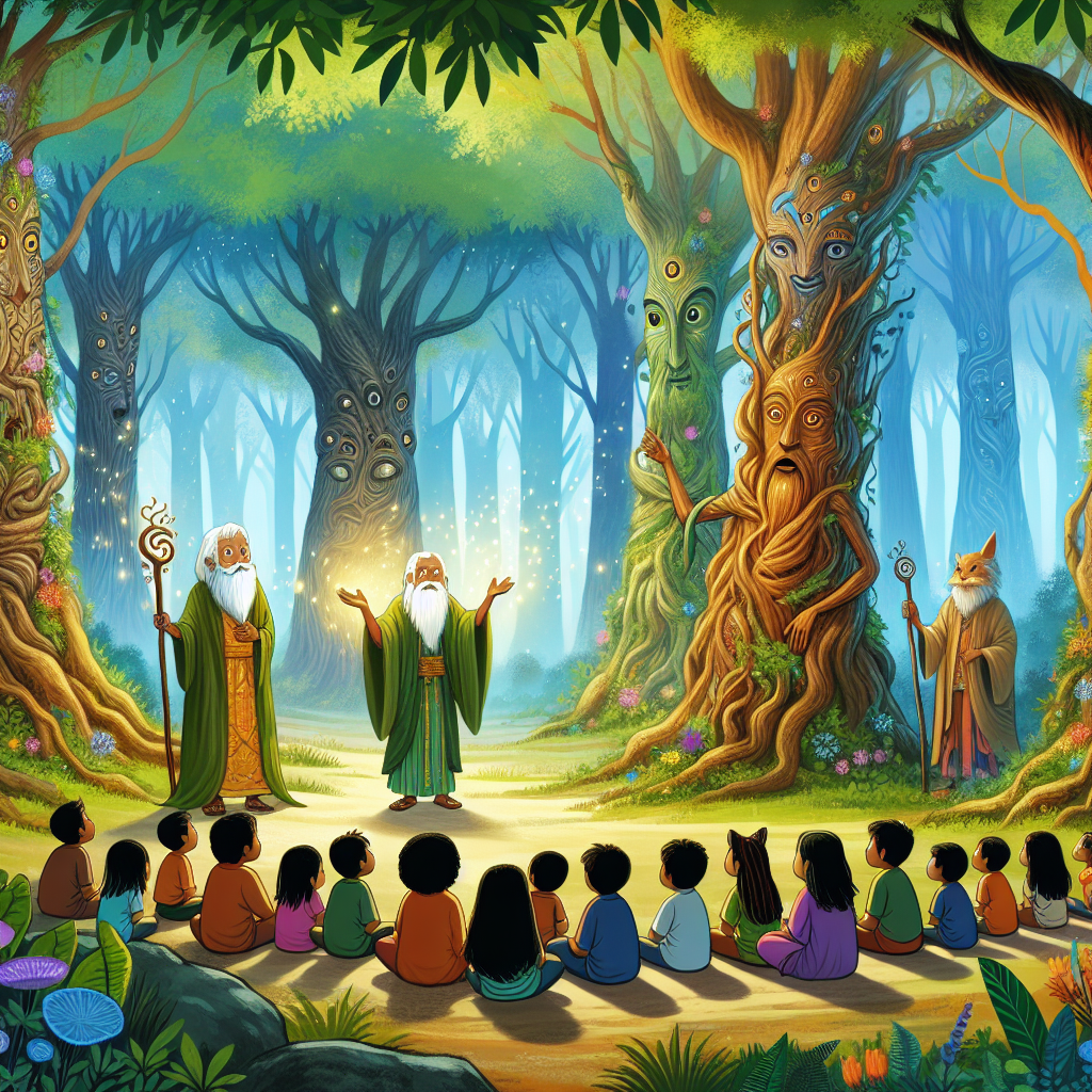 Fiaba: Lezioni di vita dagli alberi parlanti di una foresta antica