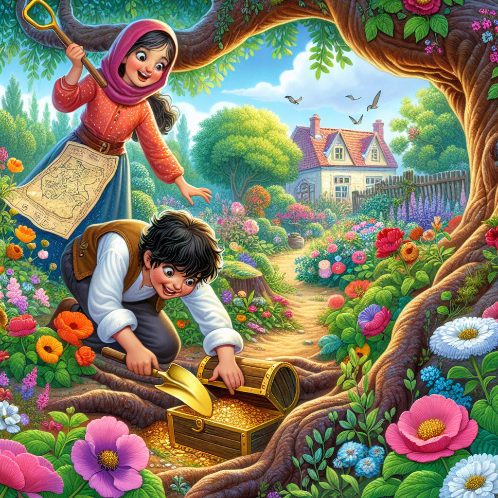 Fiaba del Tesoro Nascosto nel Giardino Segreto