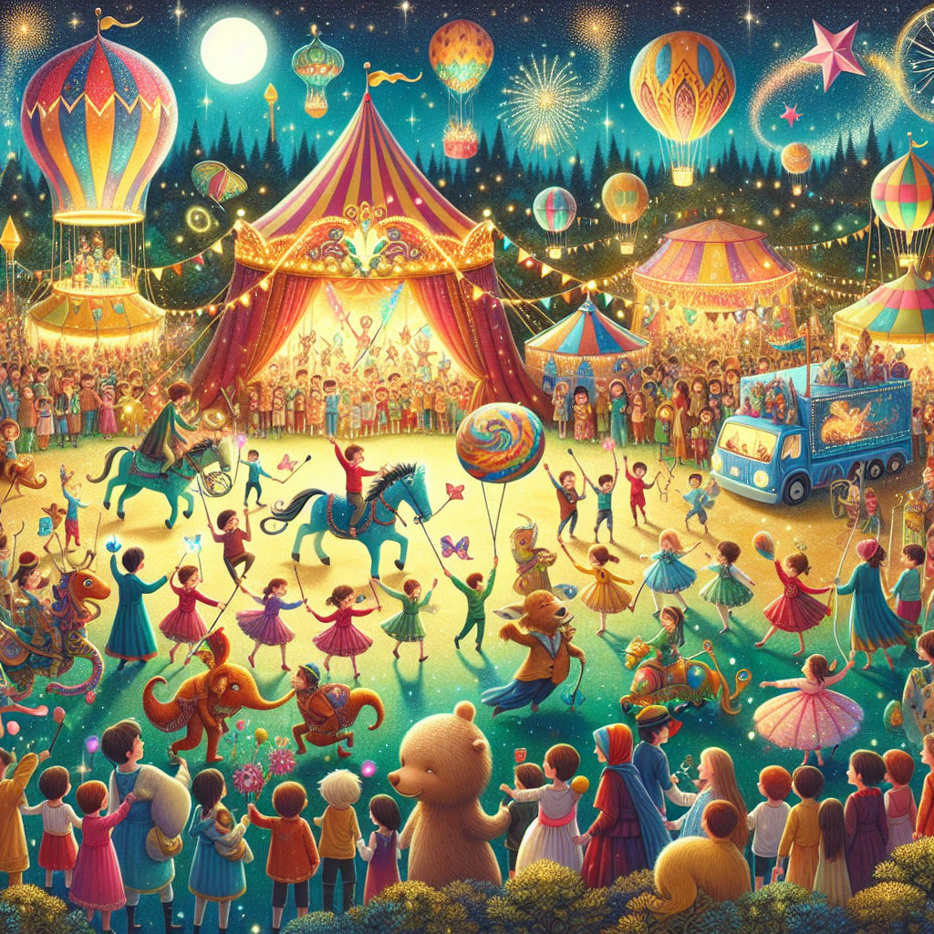 Fiaba delle Avventure ai Festival Magici e Colorati