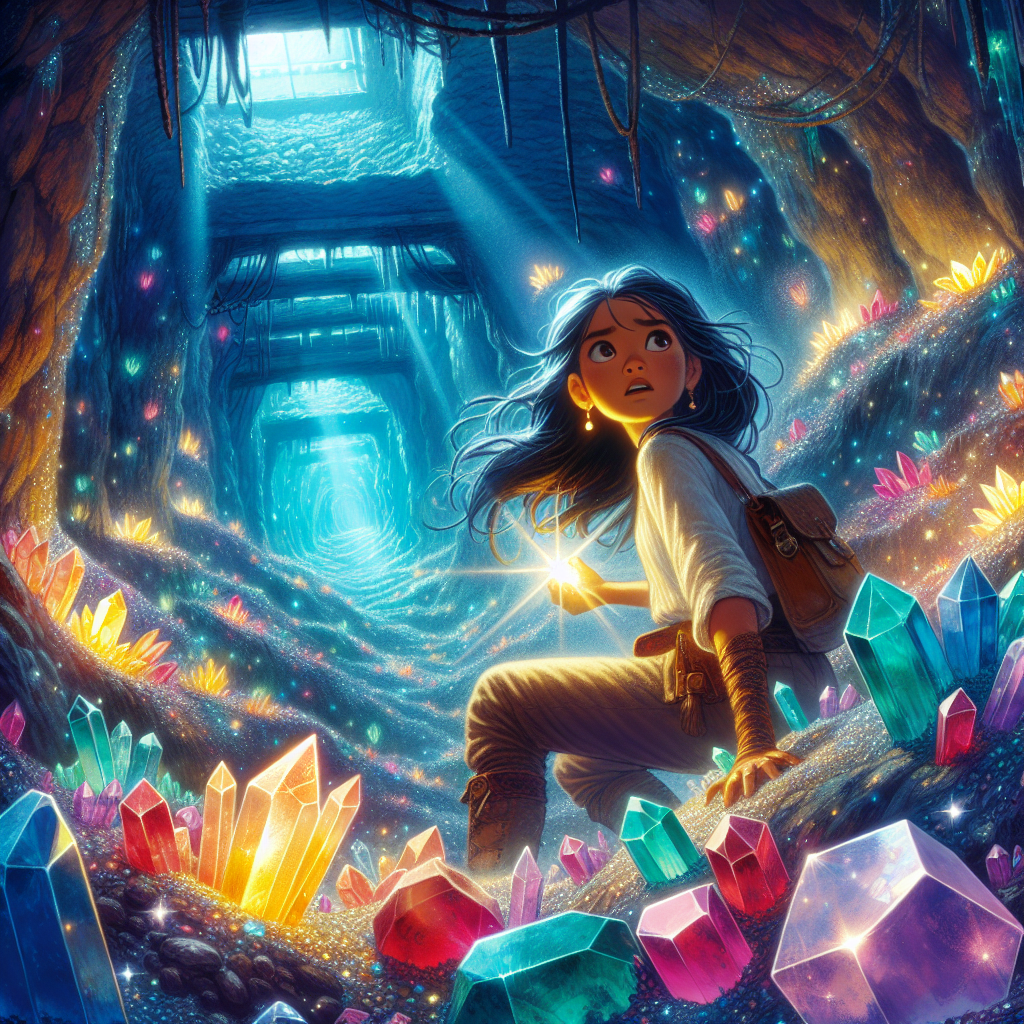 Fiaba: Avventure nelle Miniere di Cristalli Luminosi